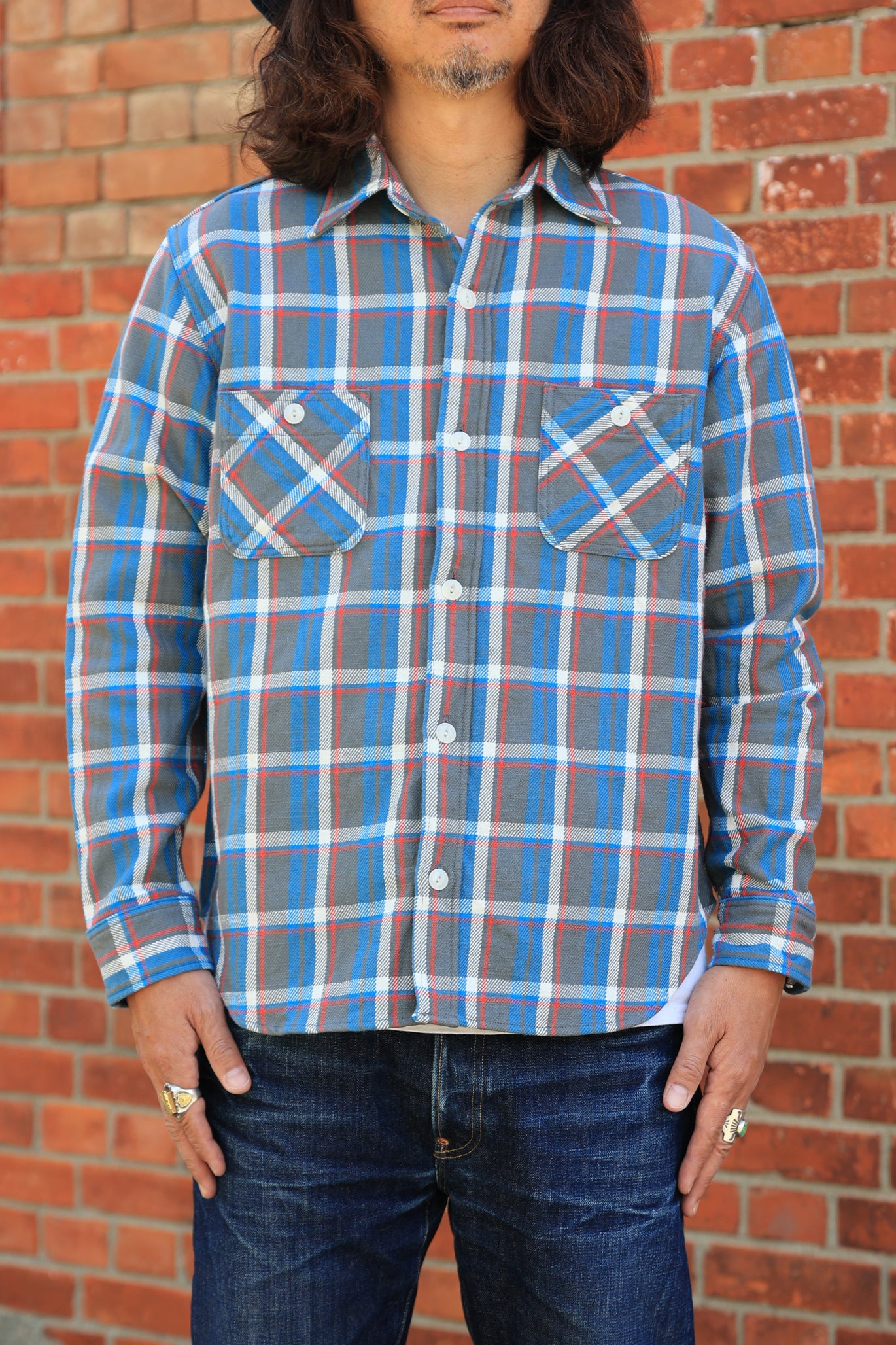 【XL】Tartan Flannel Shirt