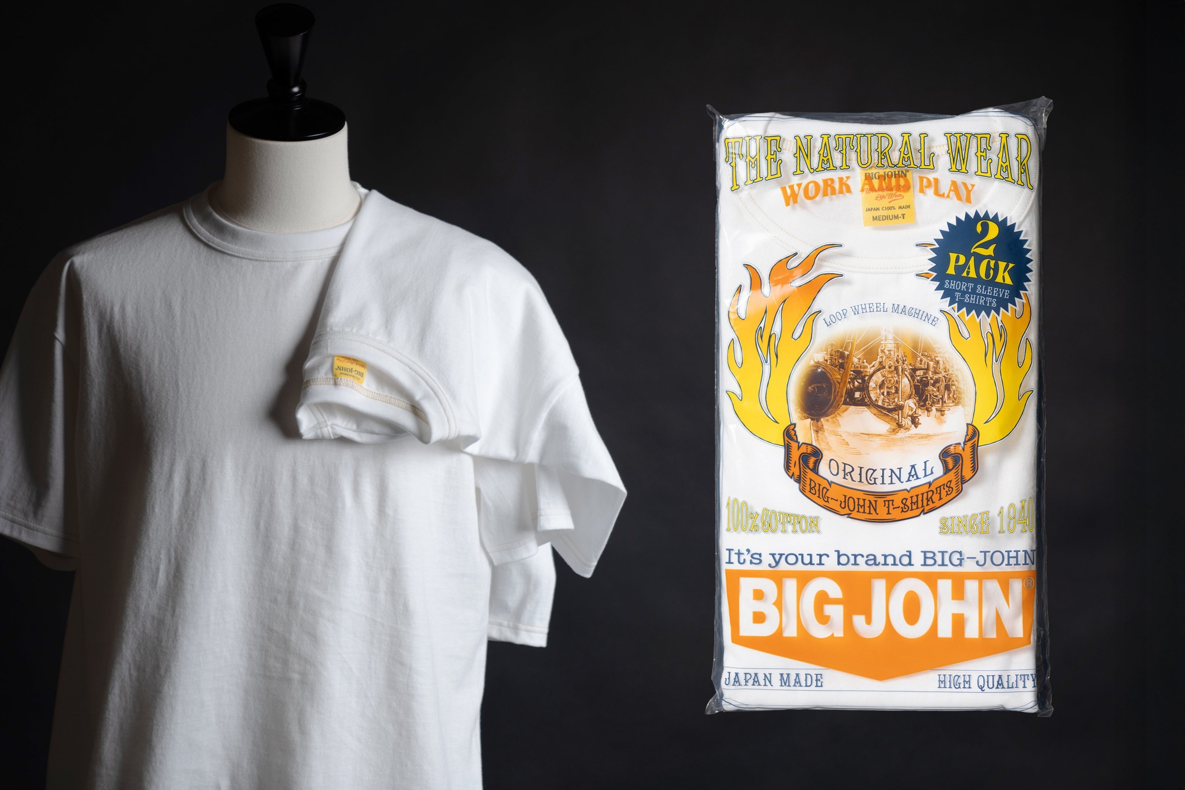 風合い豊かな特別なTシャツ  2-PACK Tee