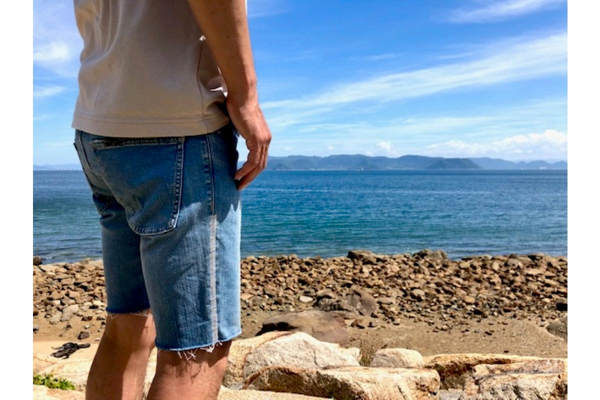 DENIM SHORTS【NEW】