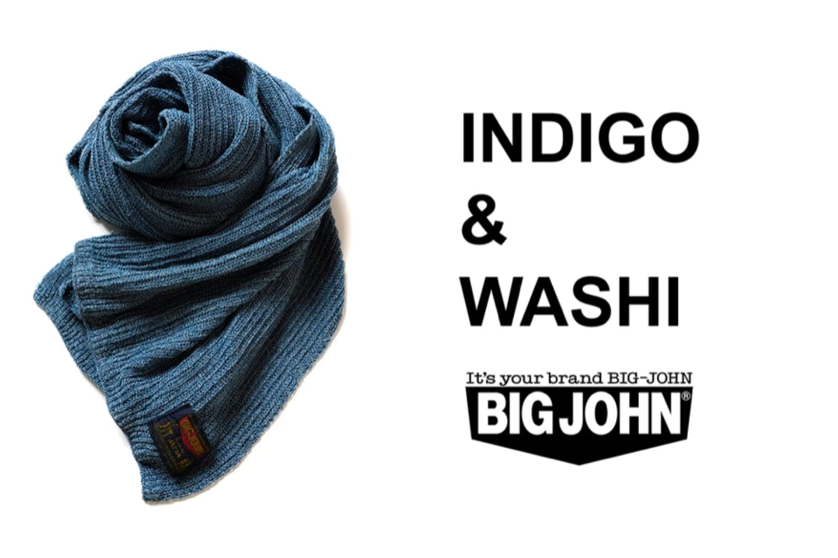 【インディゴ染め和紙ストール】好評販売中