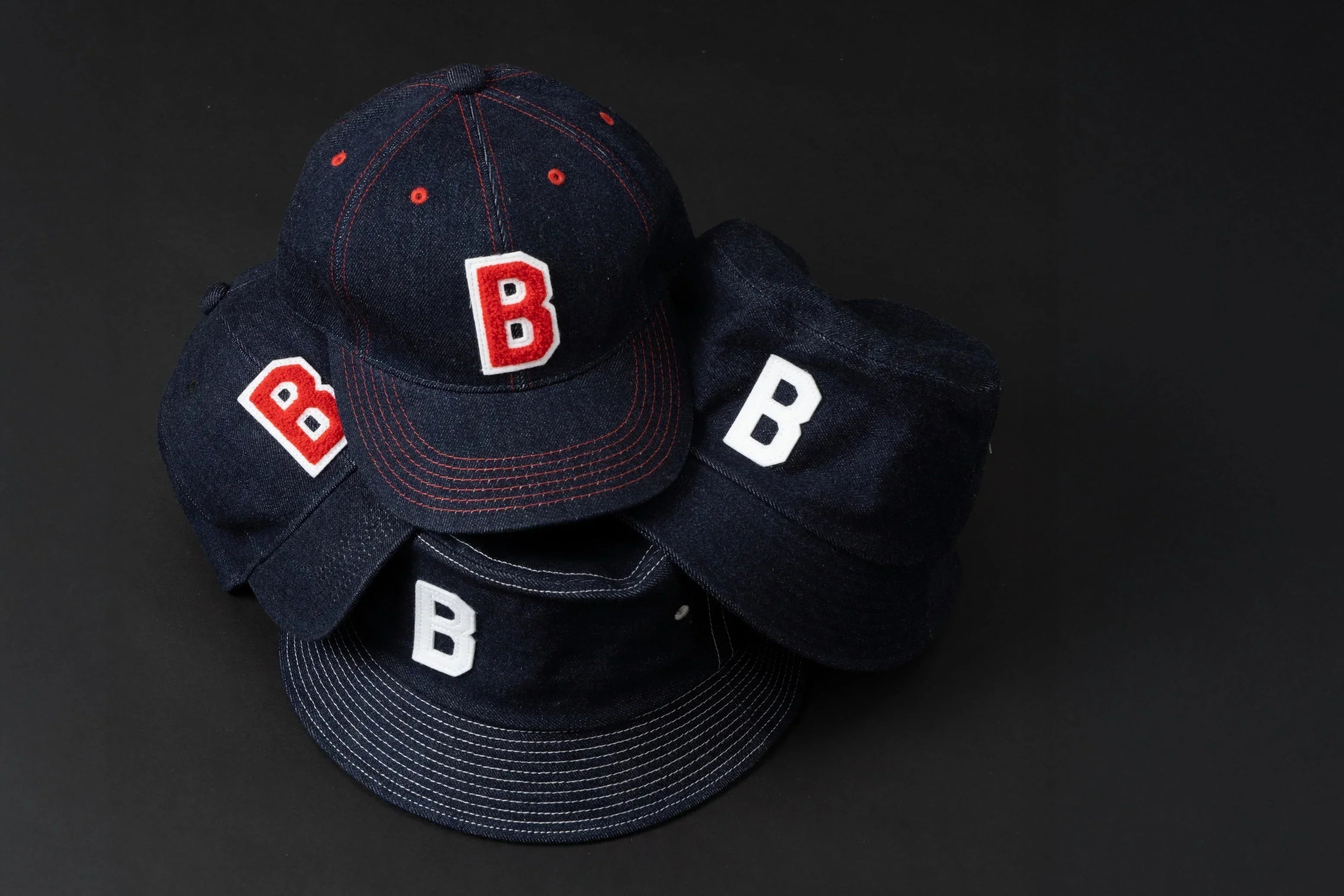 国産デニムを使用したBIG JOHNバケットハット