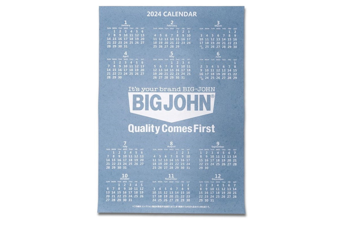 2024 BIG JOHN CALENDAR