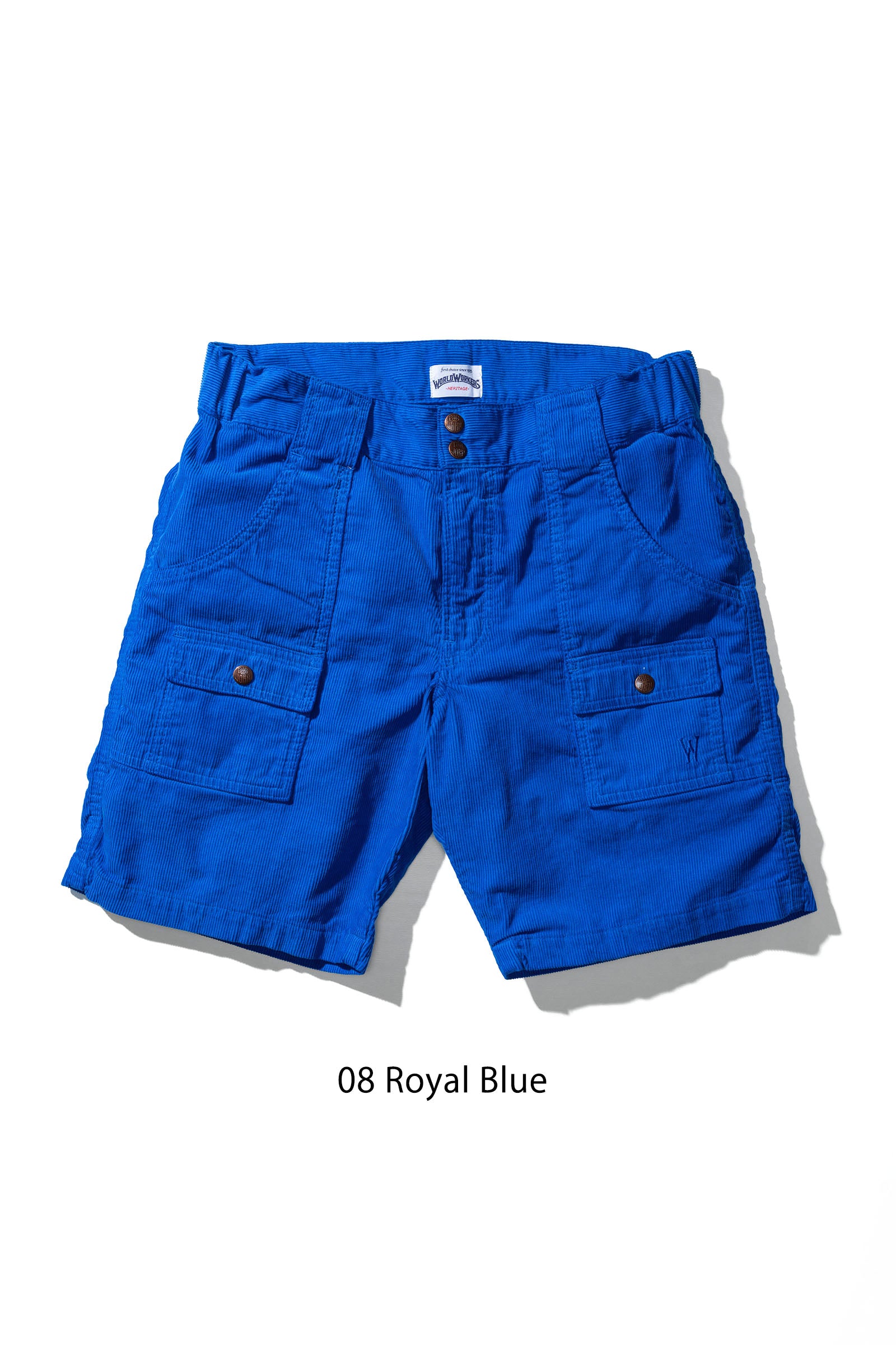 WR788M-08 World Workers Beach Corduroy Buch-Shorts