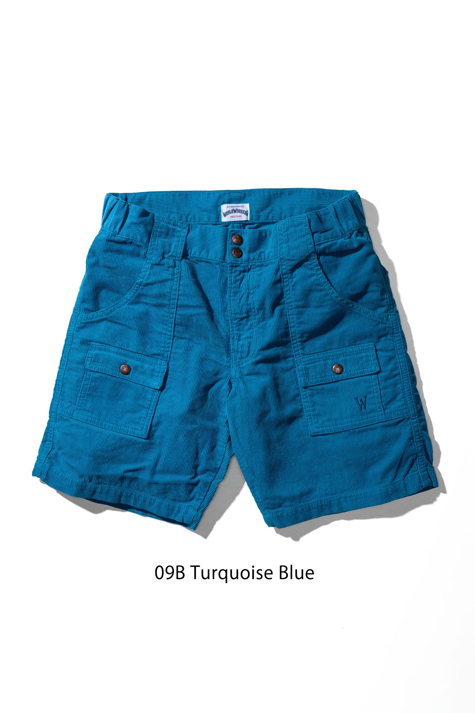 WR788M-09B World Workers Beach Corduroy Buch-Shorts