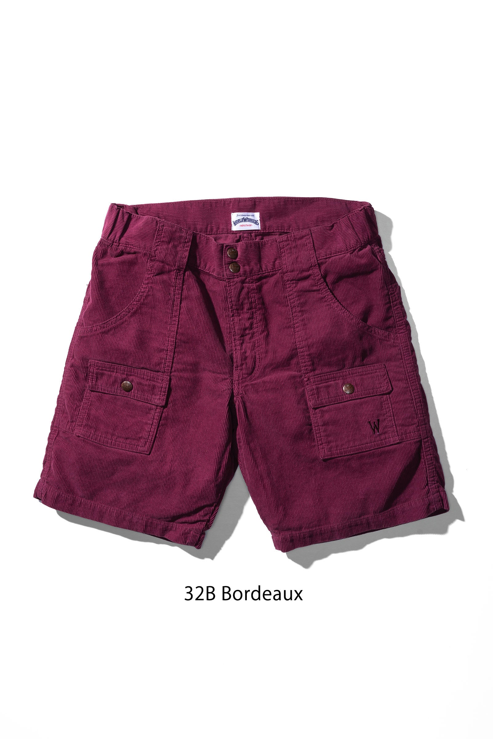 WR788M-32B World Workers Beach Corduroy Buch-Shorts