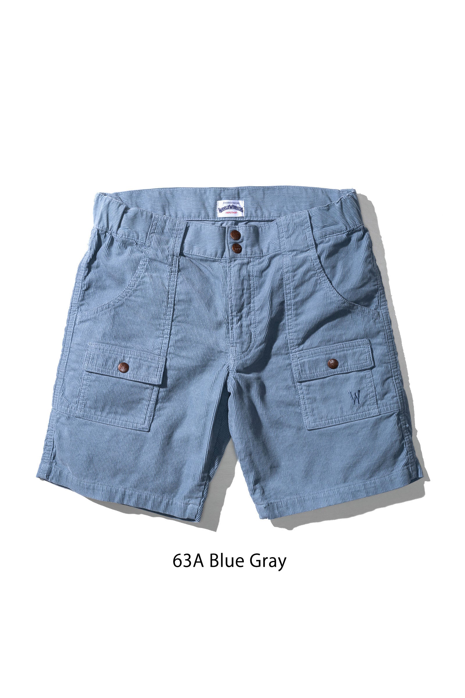 WR788M-63A World Workers Beach Corduroy Buch-Shorts