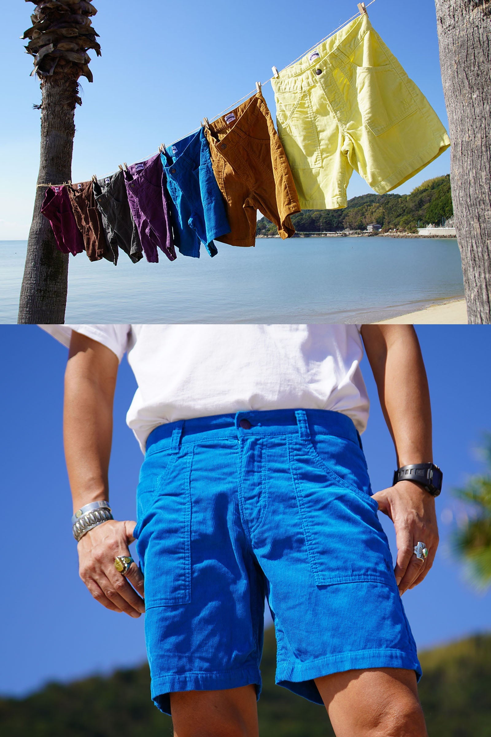 WR777M-61B World Workers Beach Corduroy Shorts