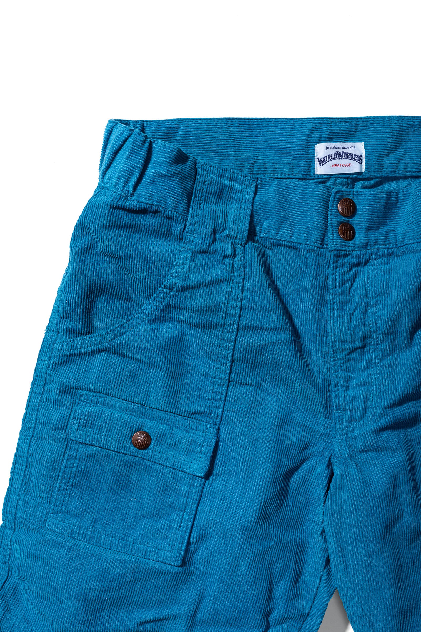 WR788M-09B World Workers Beach Corduroy Buch-Shorts
