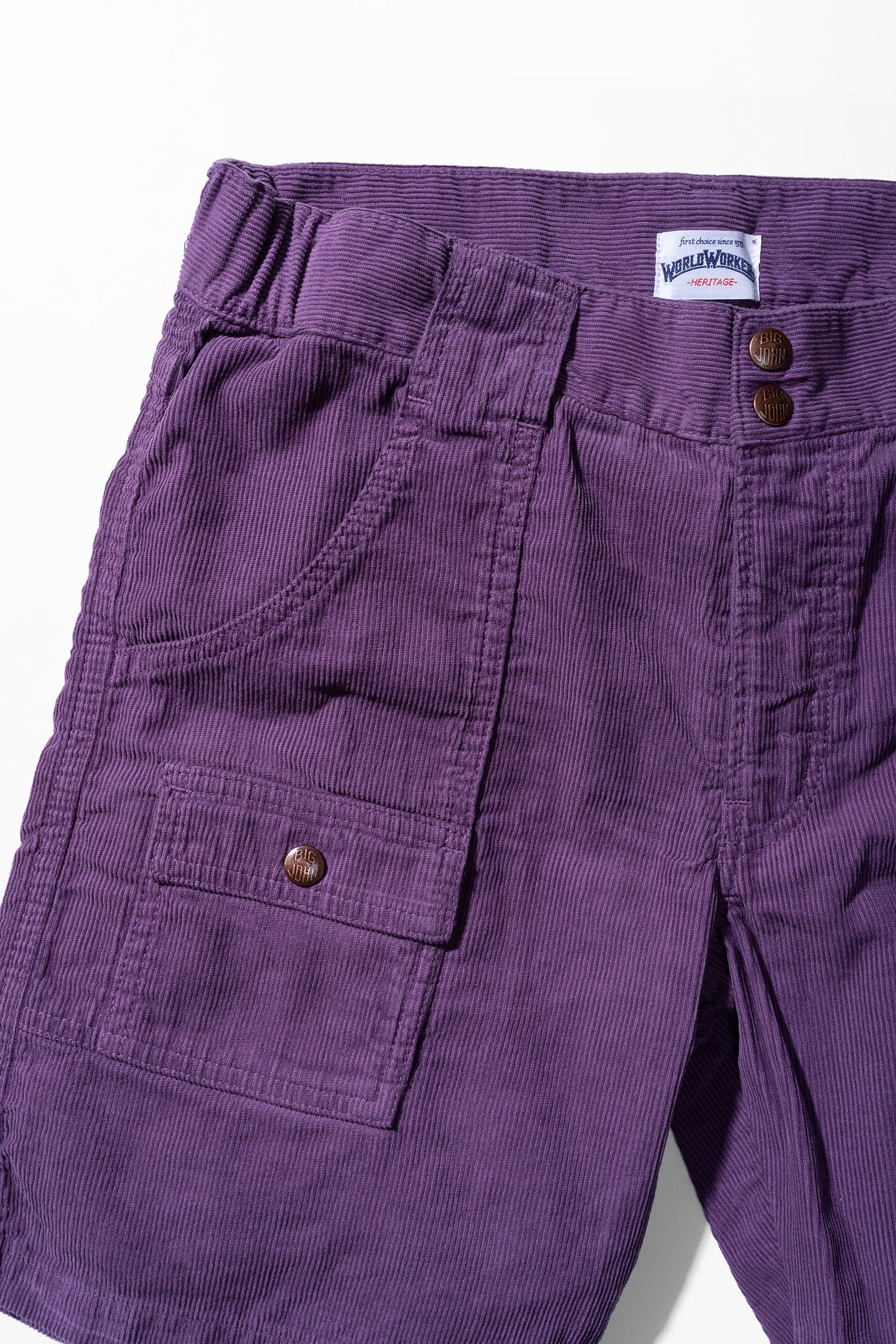 WR788M-35B World Workers Beach Corduroy Buch-Shorts