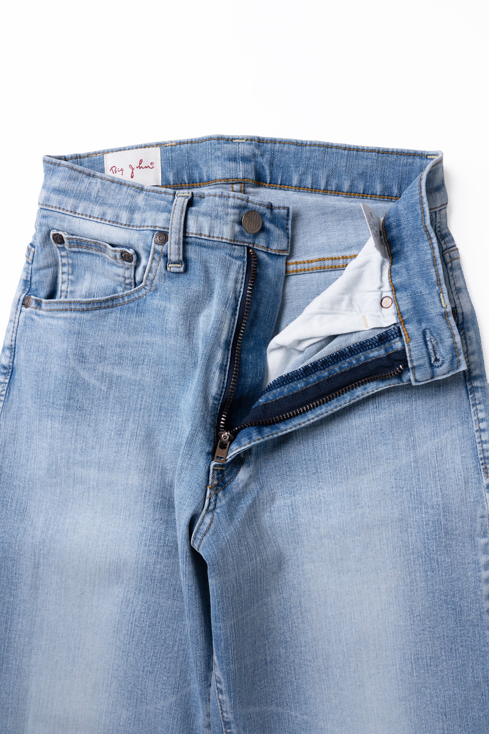 MML203N (618) BIG JOHN ワイドフレアカットジーンズ