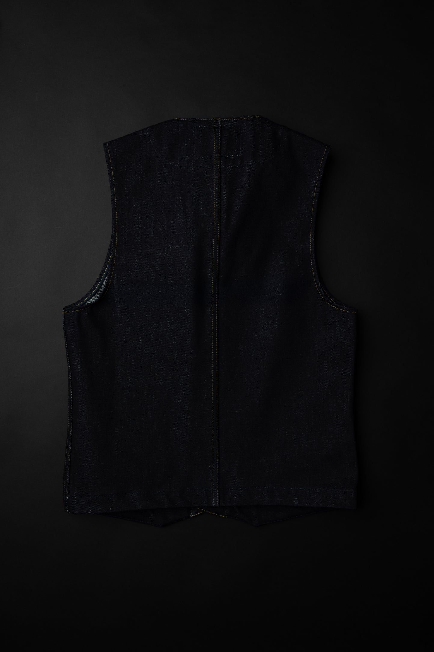 M602G (000B) 23oz selvedge denim Vest