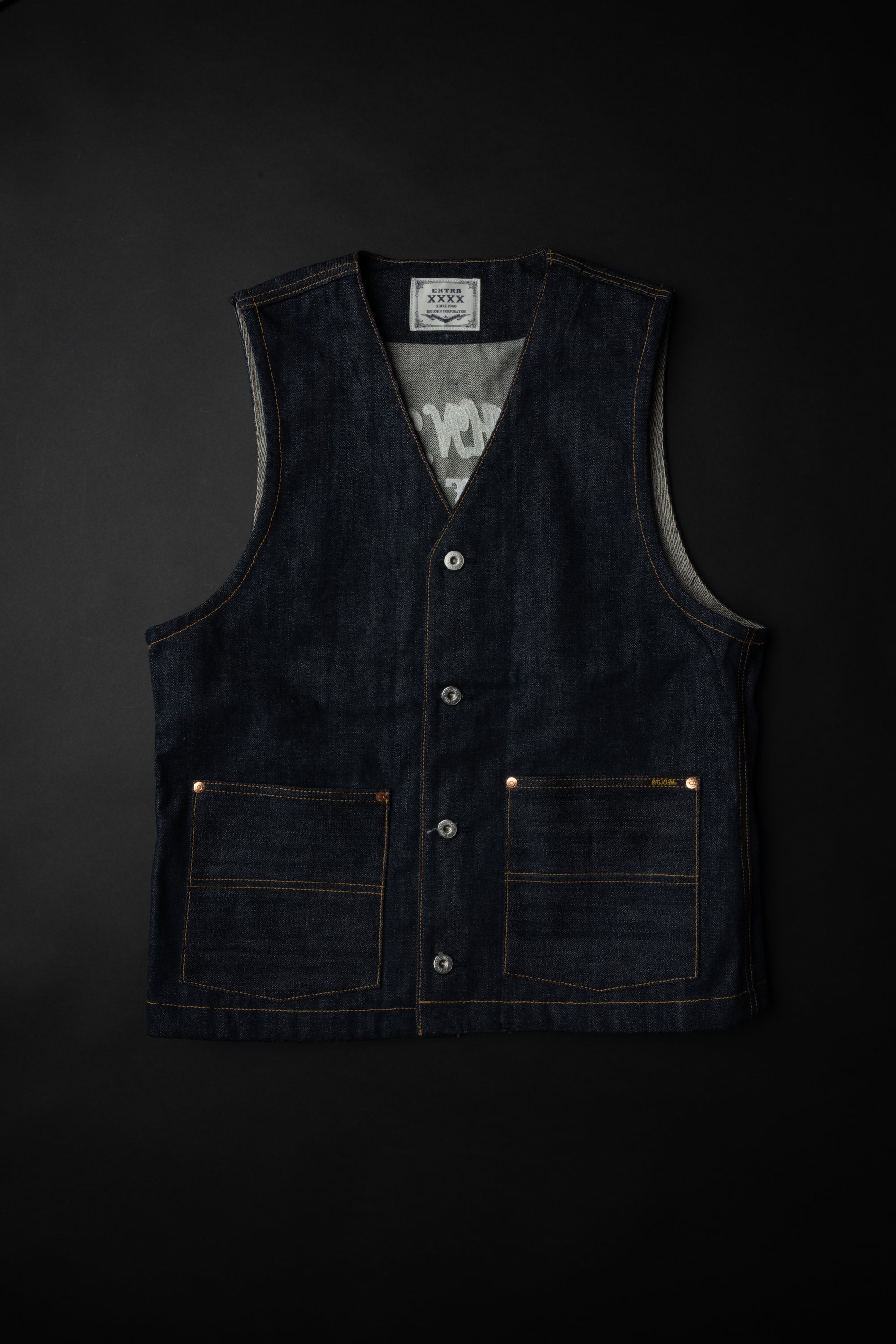 XX602BE (SP5)『XXXX-EXTRA』BUTTON UP VEST EMB