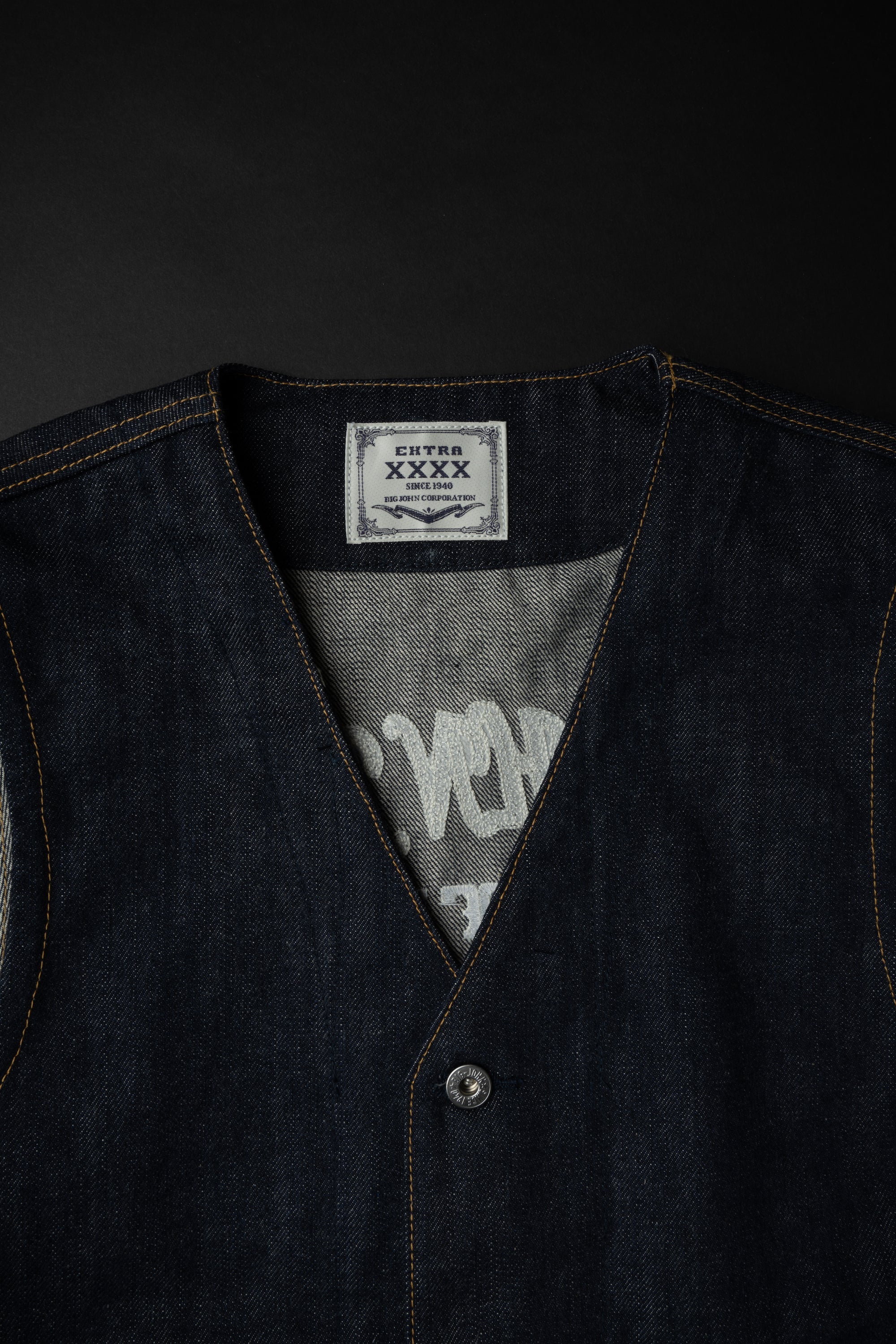 XX602BE (SP5)『XXXX-EXTRA』BUTTON UP VEST EMB