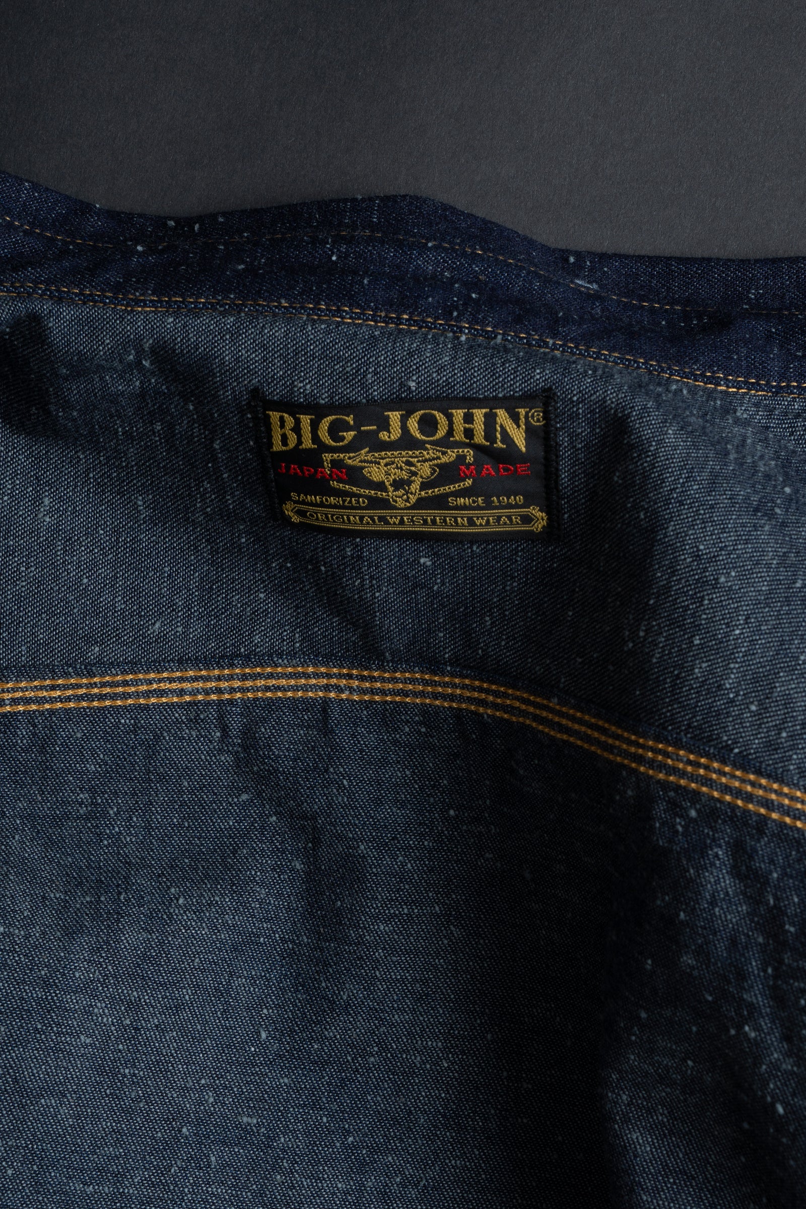 MS005E (001) 10oz SELVADGE DENIM WORK SHIRTS