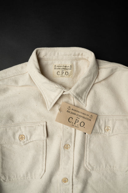 MCP001E (66) US NAVY CPO SHIRTS NATURAL