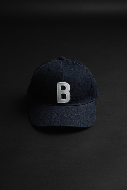 VBBJ045 (001N) BJ BASEBALL CAP - Navy Stitch