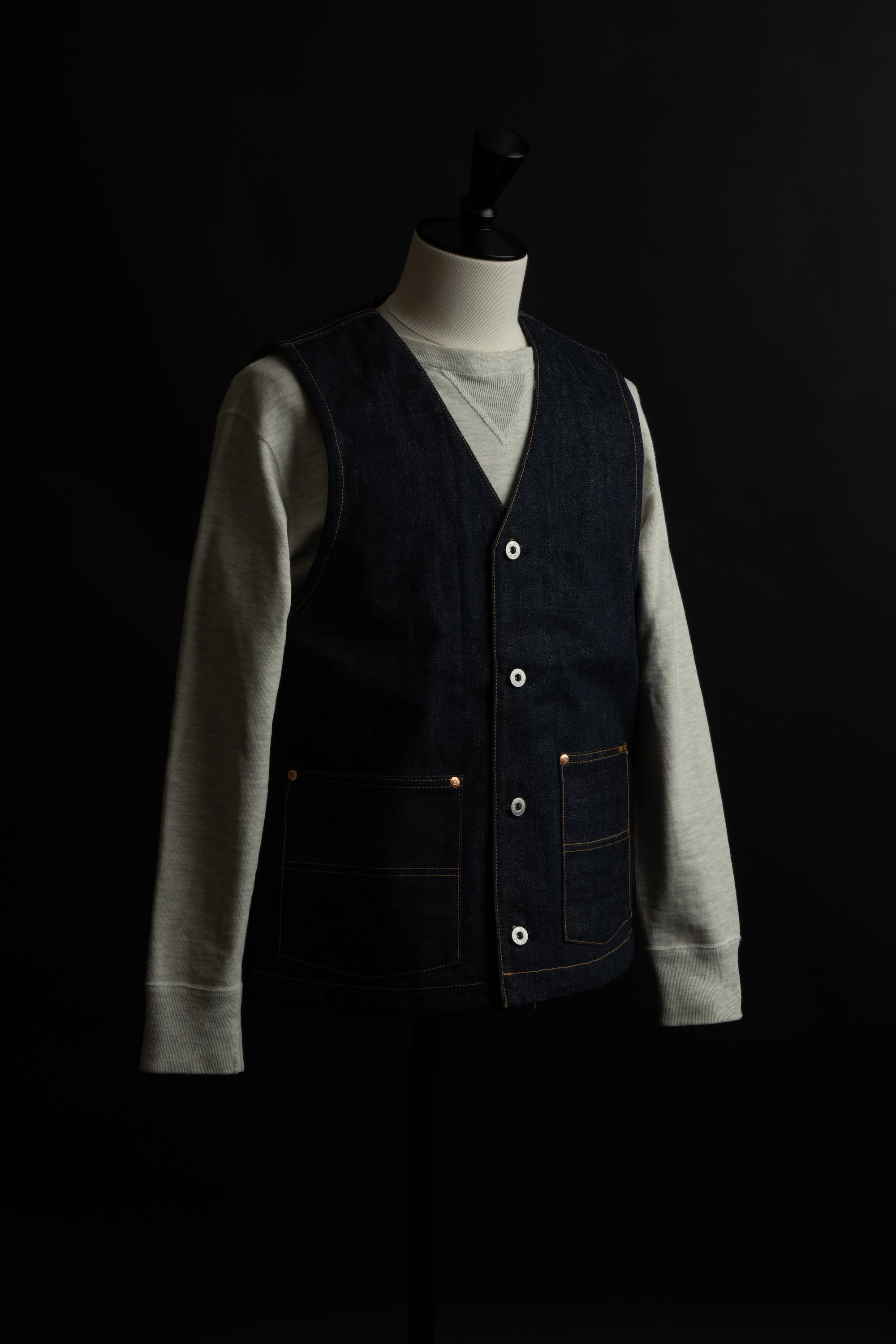 XX602BE (SP5)『XXXX-EXTRA』BUTTON UP VEST EMB