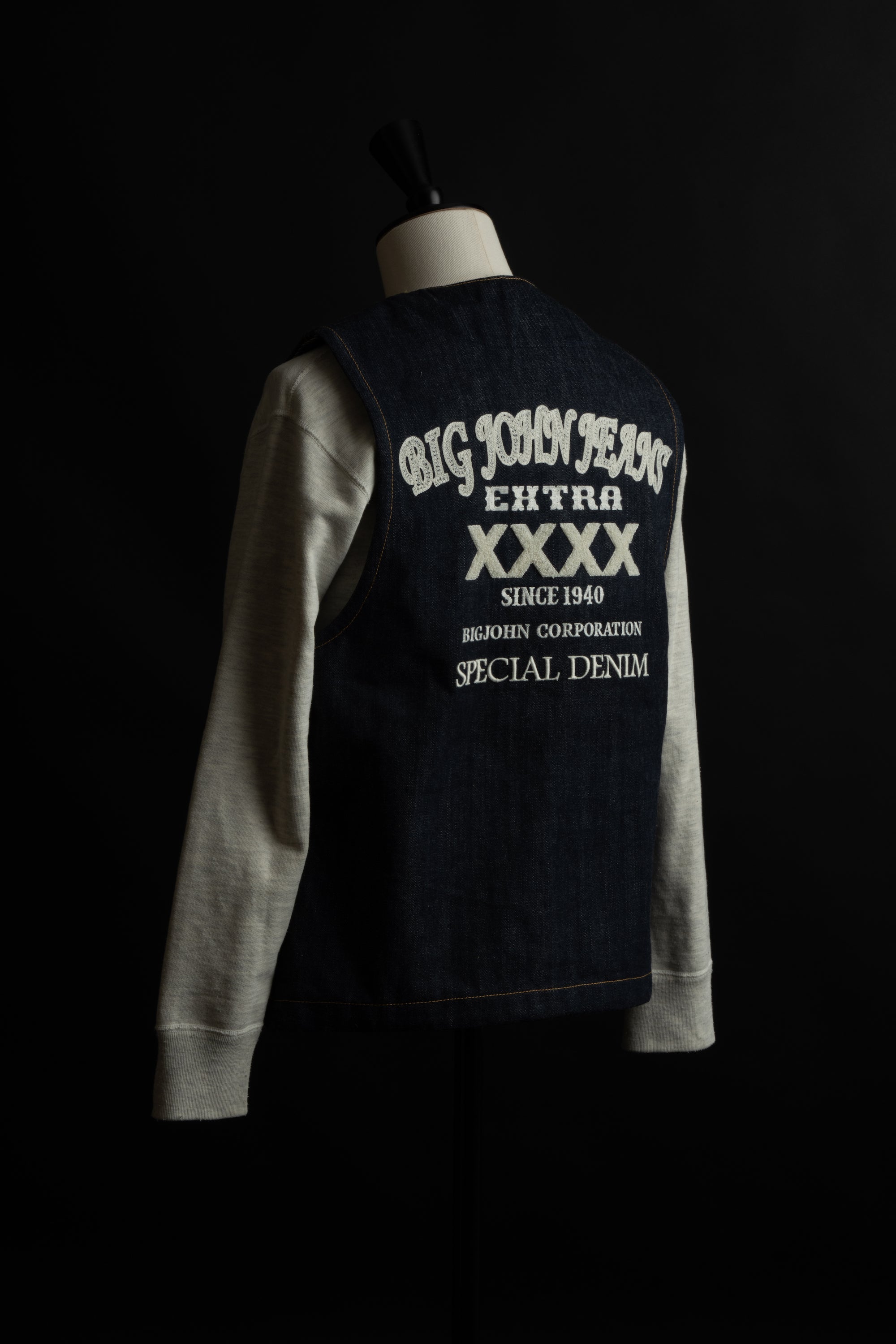 XX602BE (SP5)『XXXX-EXTRA』BUTTON UP VEST EMB – BIG JOHN【公式
