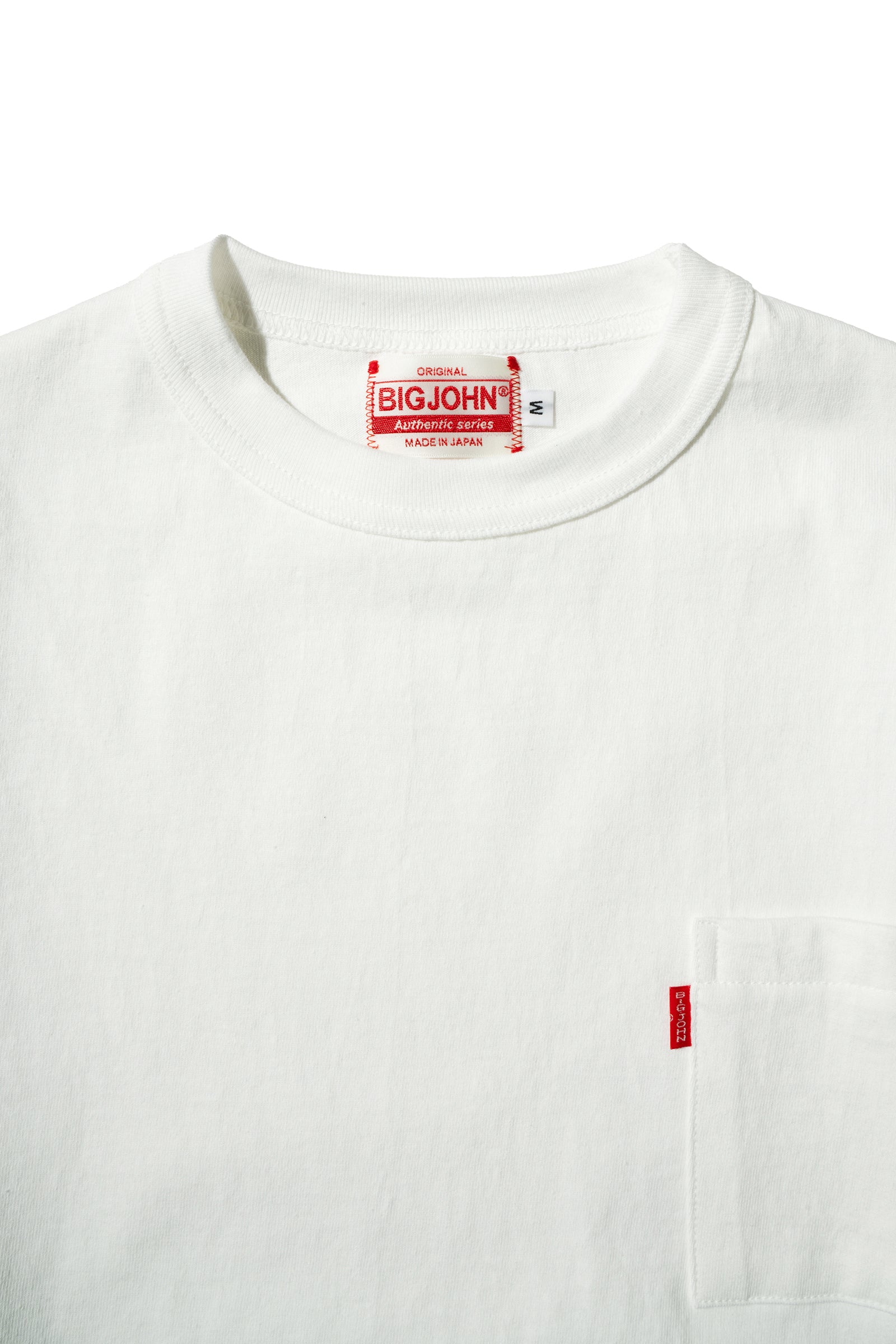 MTS14M (69)  丸胴 長袖 POCKET Tee ホワイト