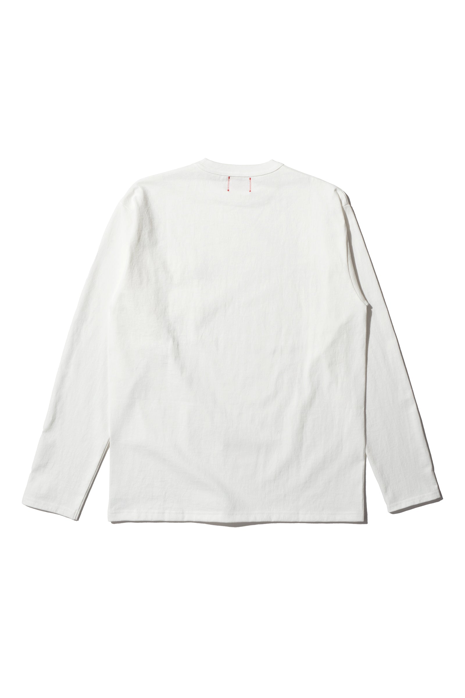MTS14M (69)  丸胴 長袖 POCKET Tee ホワイト