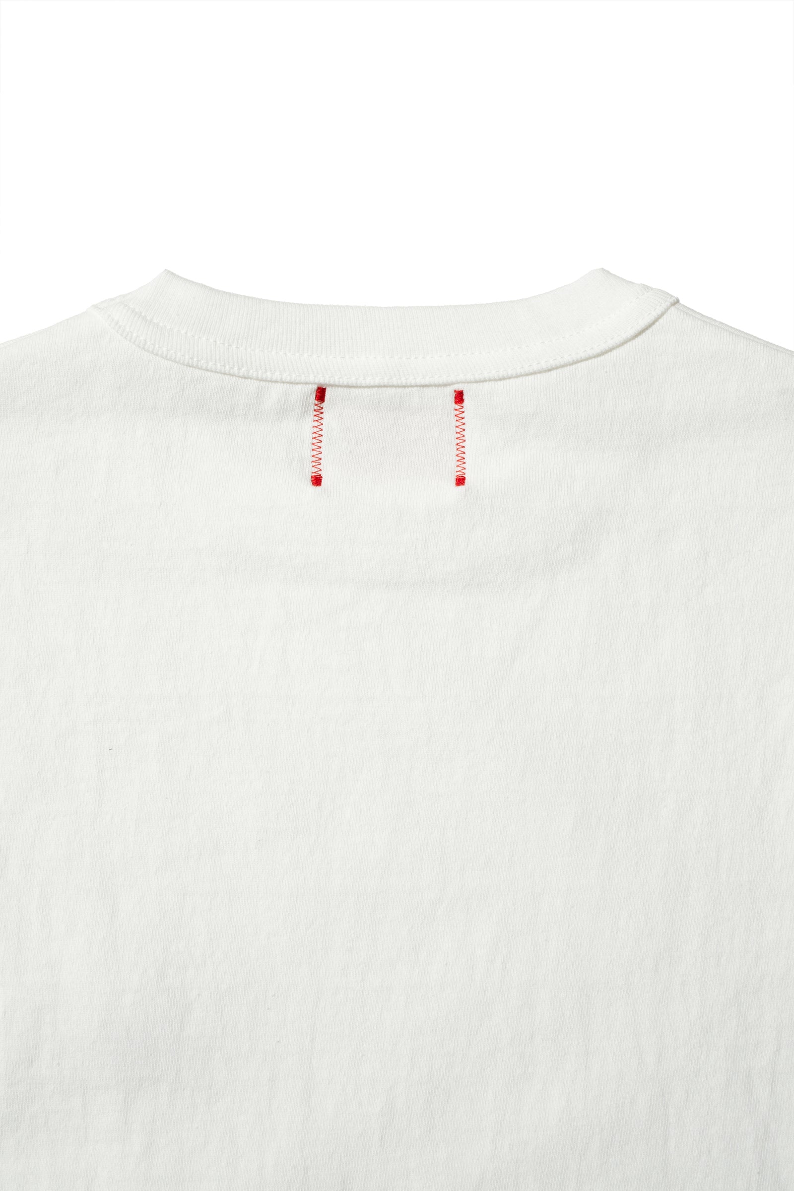 MTS14M (69)  丸胴 長袖 POCKET Tee ホワイト