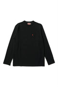 MTS14M (61) 丸胴 長袖 POCKET Tee ブラック