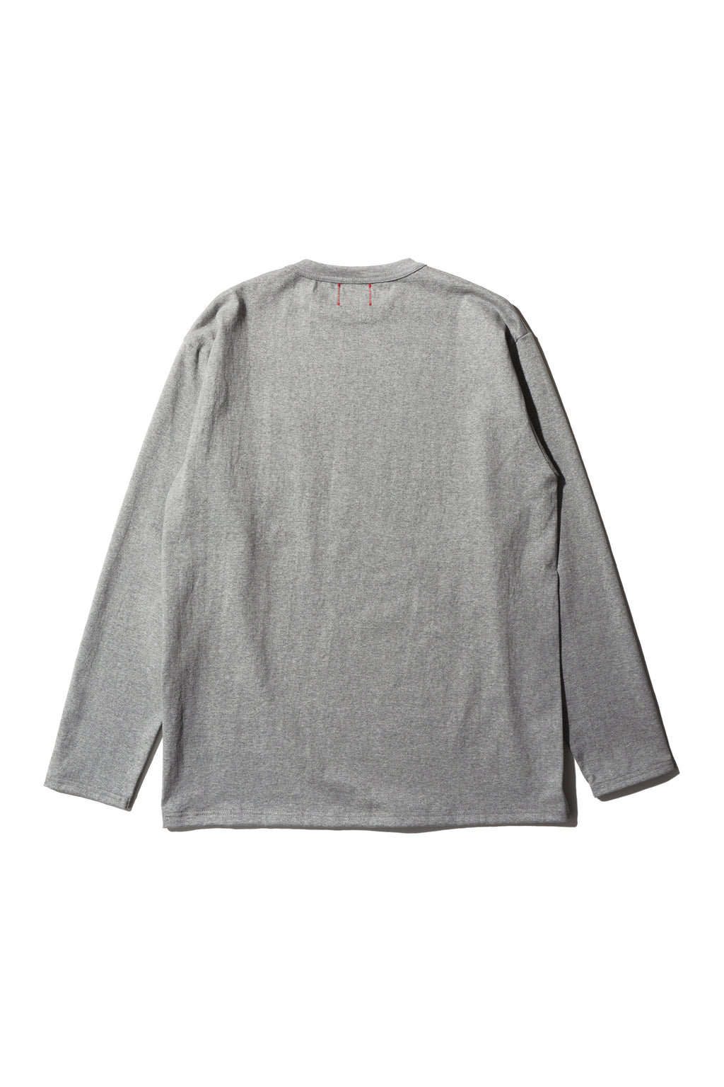 MTS13M (64)  丸胴 長袖 Tee 杢グレー