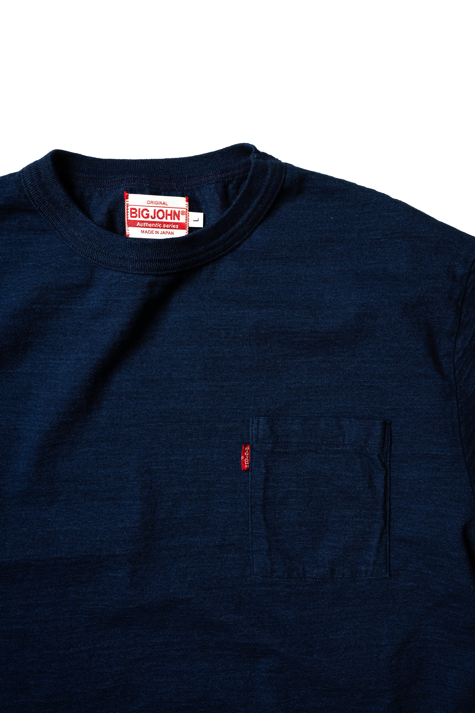 MTS12M ORIGINAL INDIGO Pocket Tee – BIG JOHN【公式】オンラインショップ