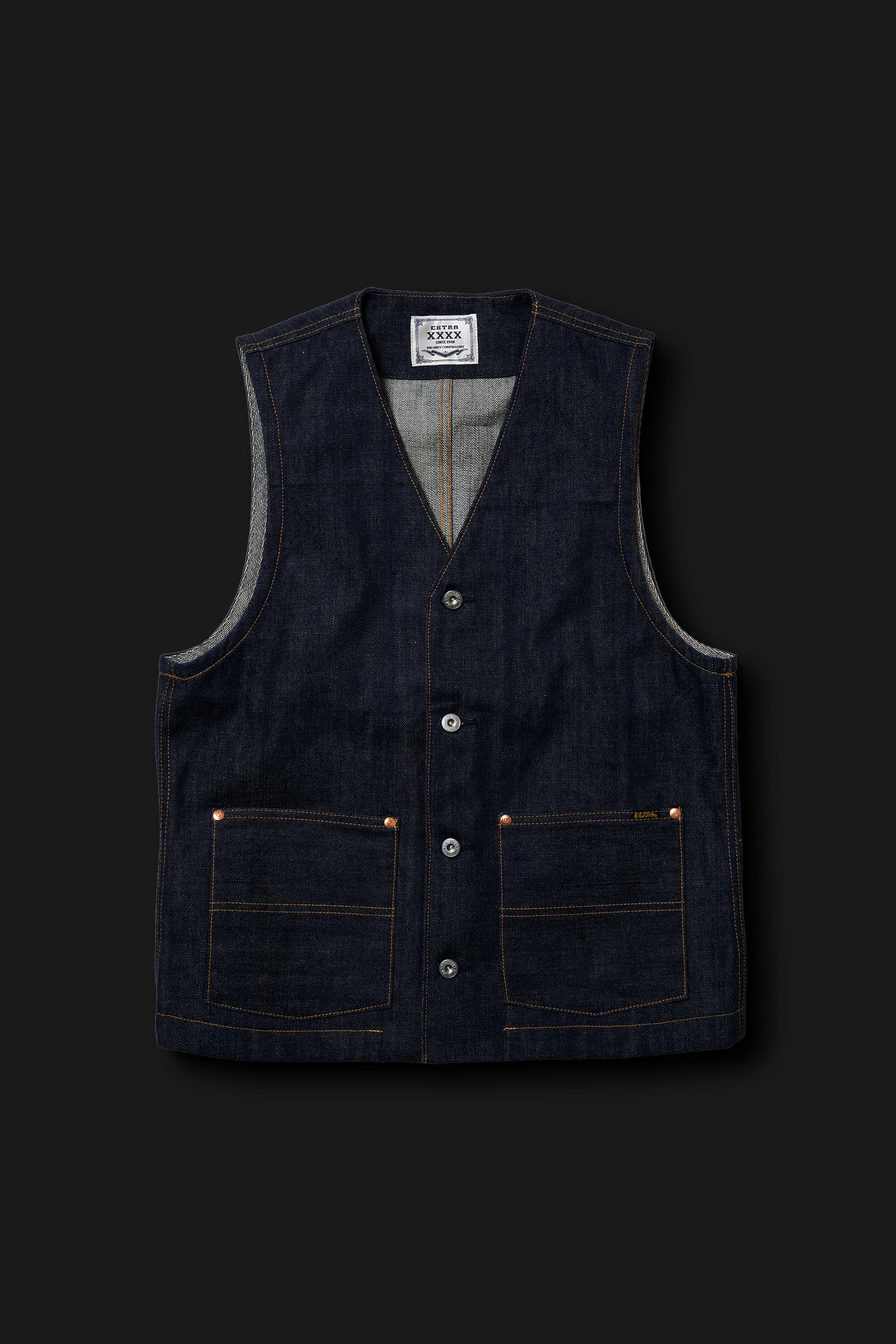 XX602B (000)『XXXX-EXTRA』BUTTON UP VEST