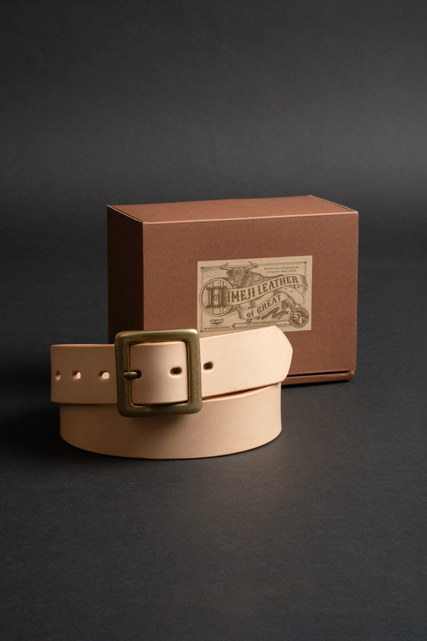 John Lobb おお ジョンロブ レザーベルト 旧JLロゴバックル サイズ100