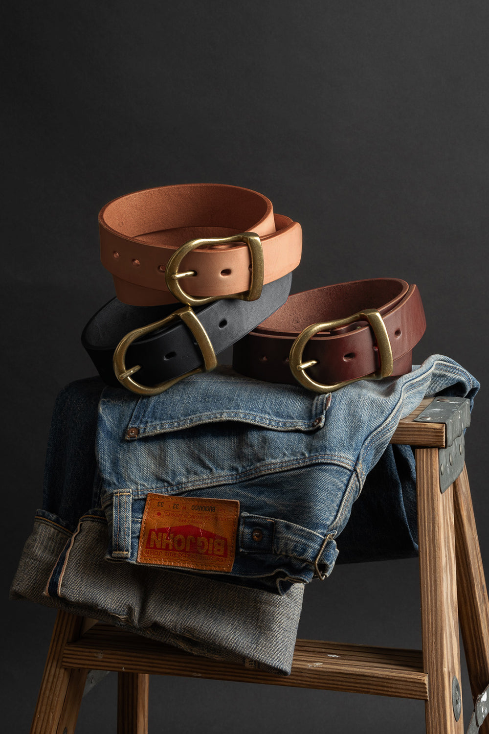 VBLT05 (NC) 姫路レザー ピットオイルレザーベルト HIMEJI LEATHER ORIGINAL BELT