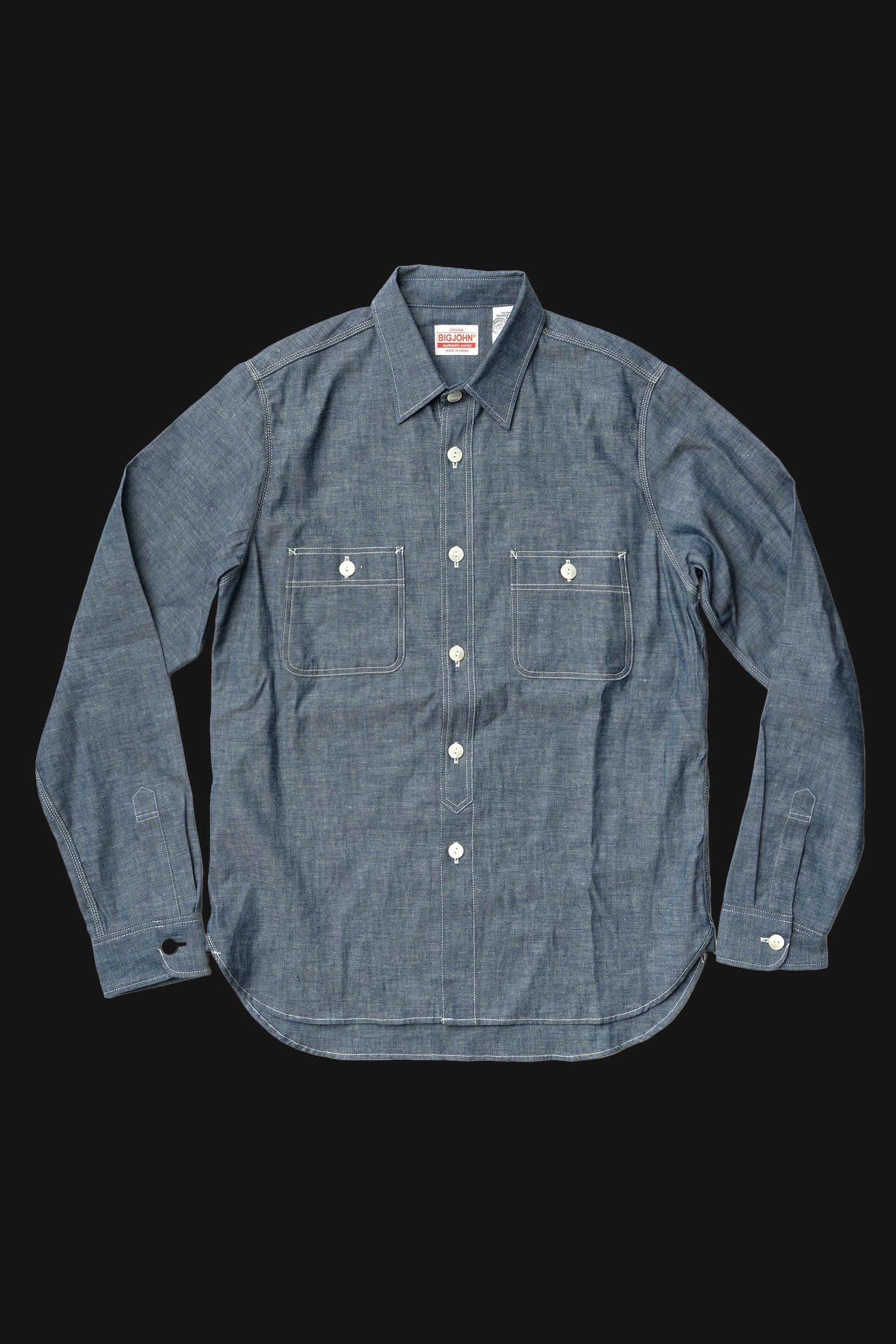 MS003R (01) SELVEDGE CHAMBRAY SHIRT