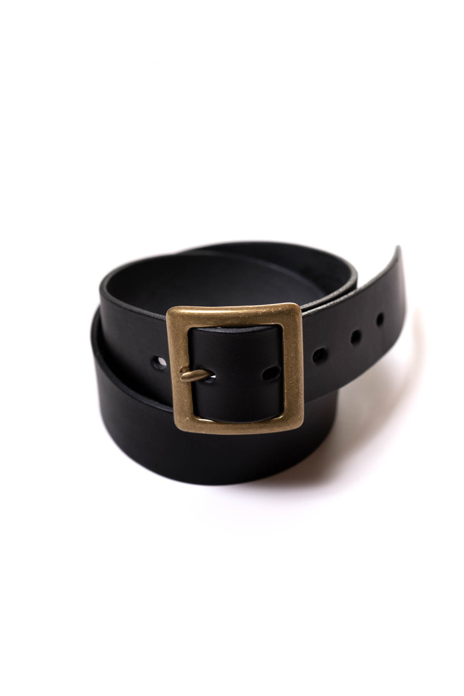 VBLT03 (BK) 4ミリ厚 姫路レザーベルト HIMEJI LEATHER ORIGINAL BELT