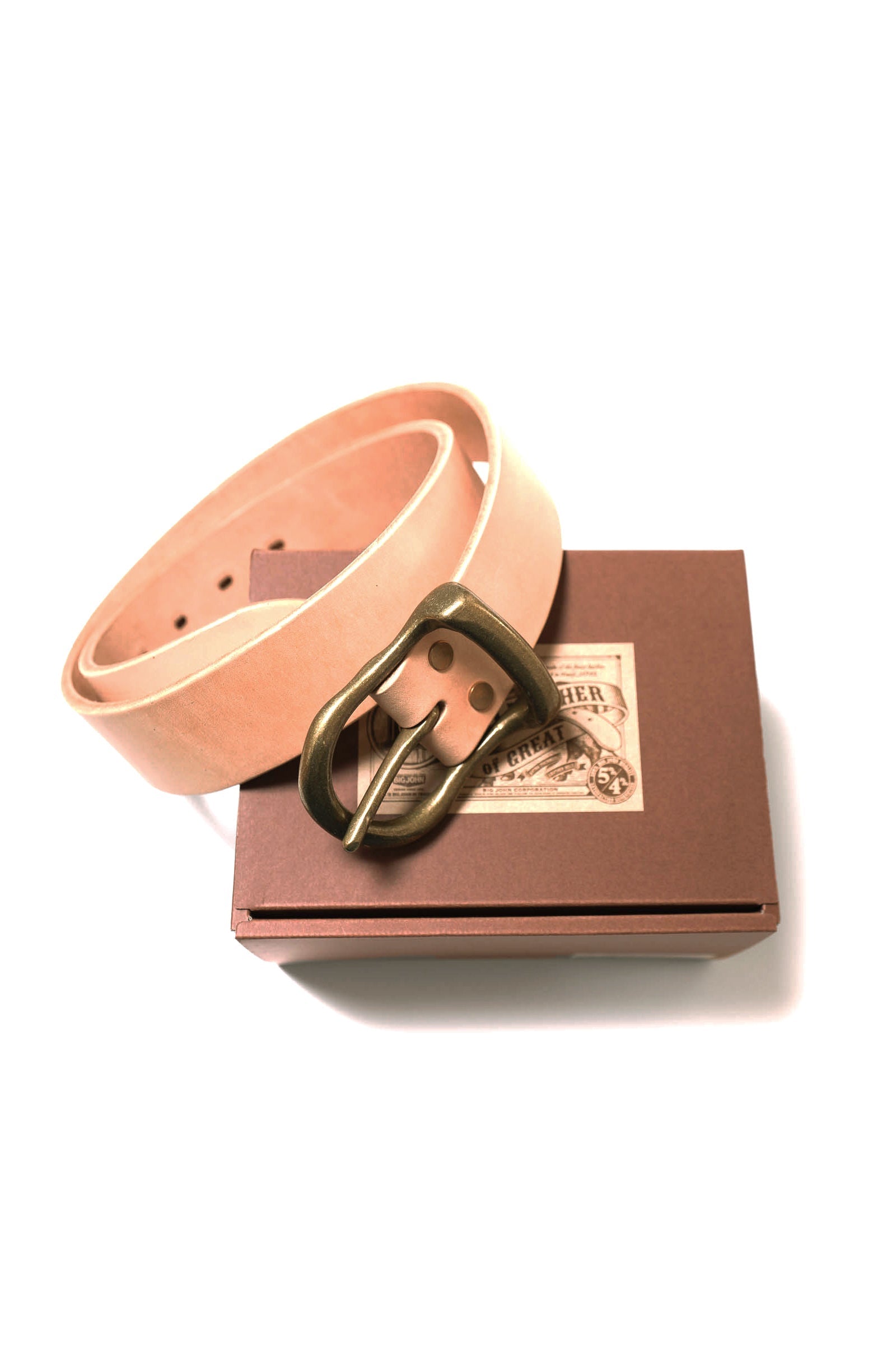 VBLT02 (NC) 5ミリ厚 姫路レザーベルト HIMEJI LEATHER ORIGINAL BELT