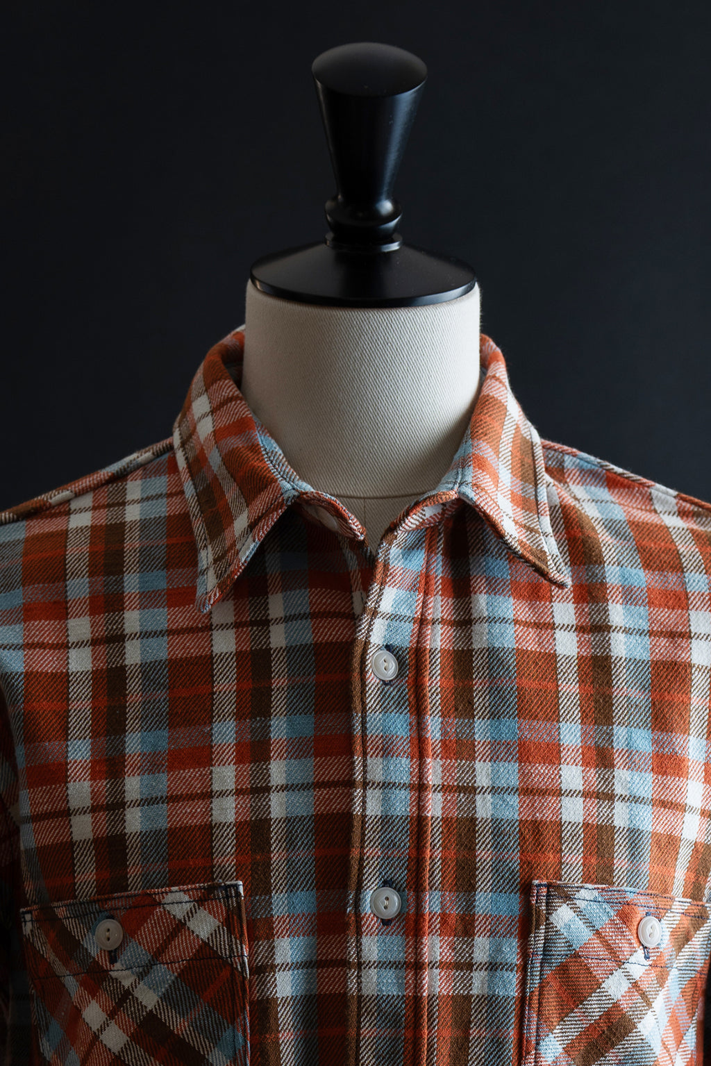 MS022D (44) HEAVY COTTON FLANNEL SHIRT Slim