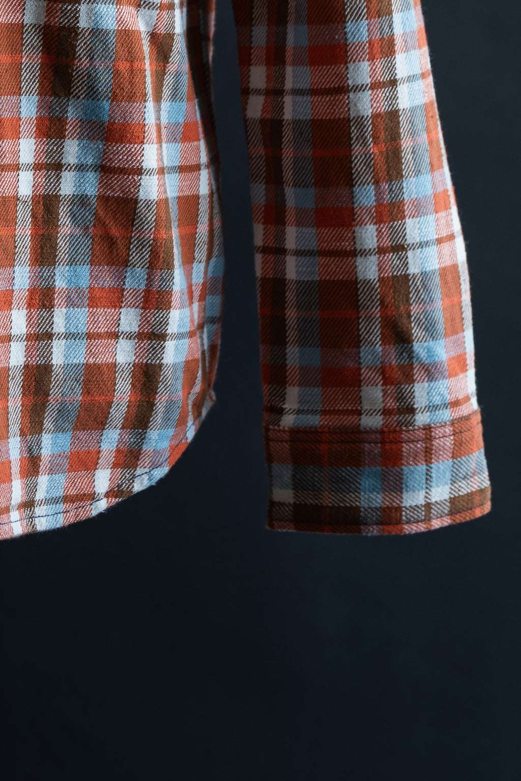 MS022D (44) HEAVY COTTON FLANNEL SHIRT Slim