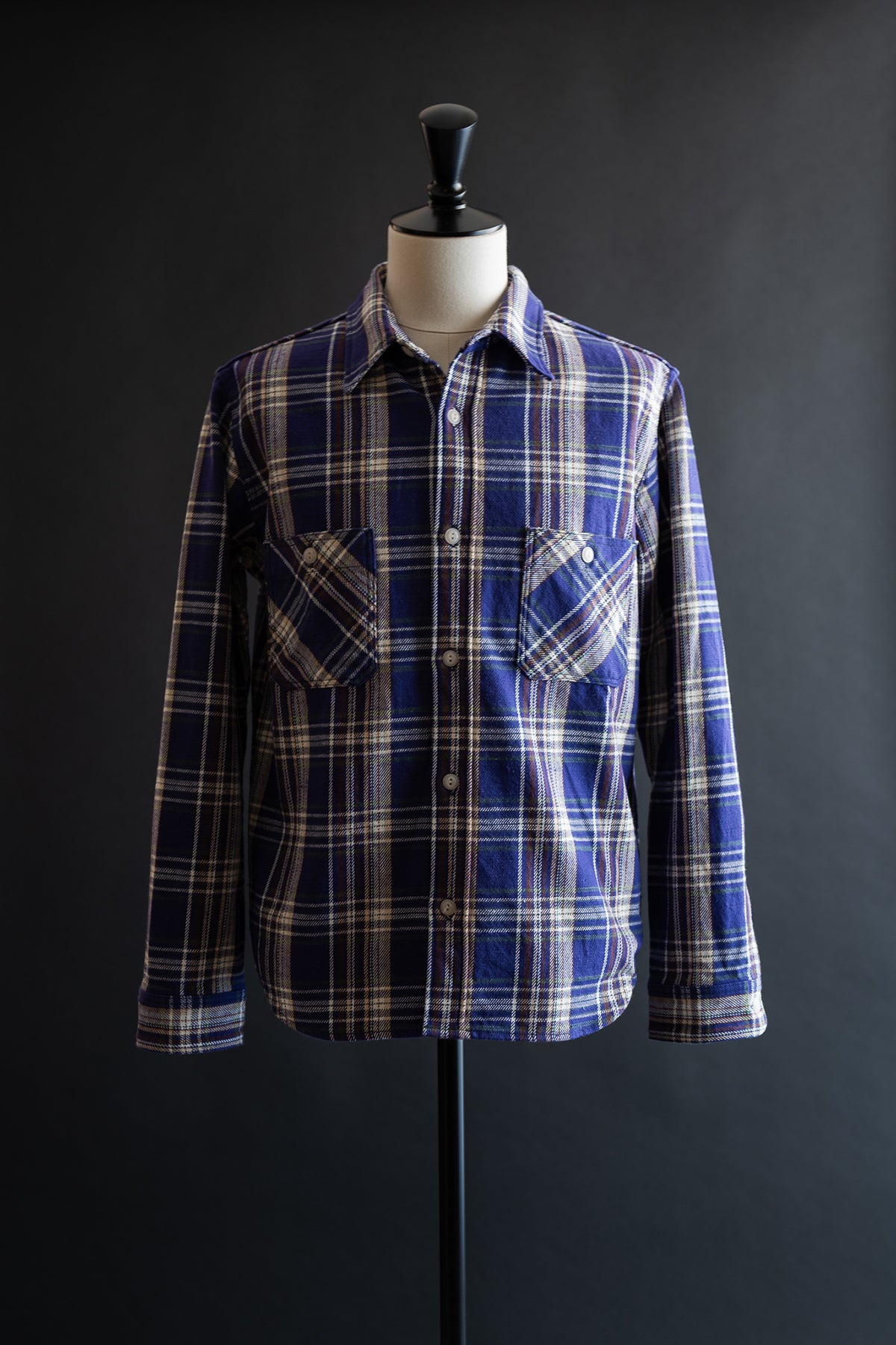 MS022D (35) HEAVY COTTON FLANNEL SHIRT Slim