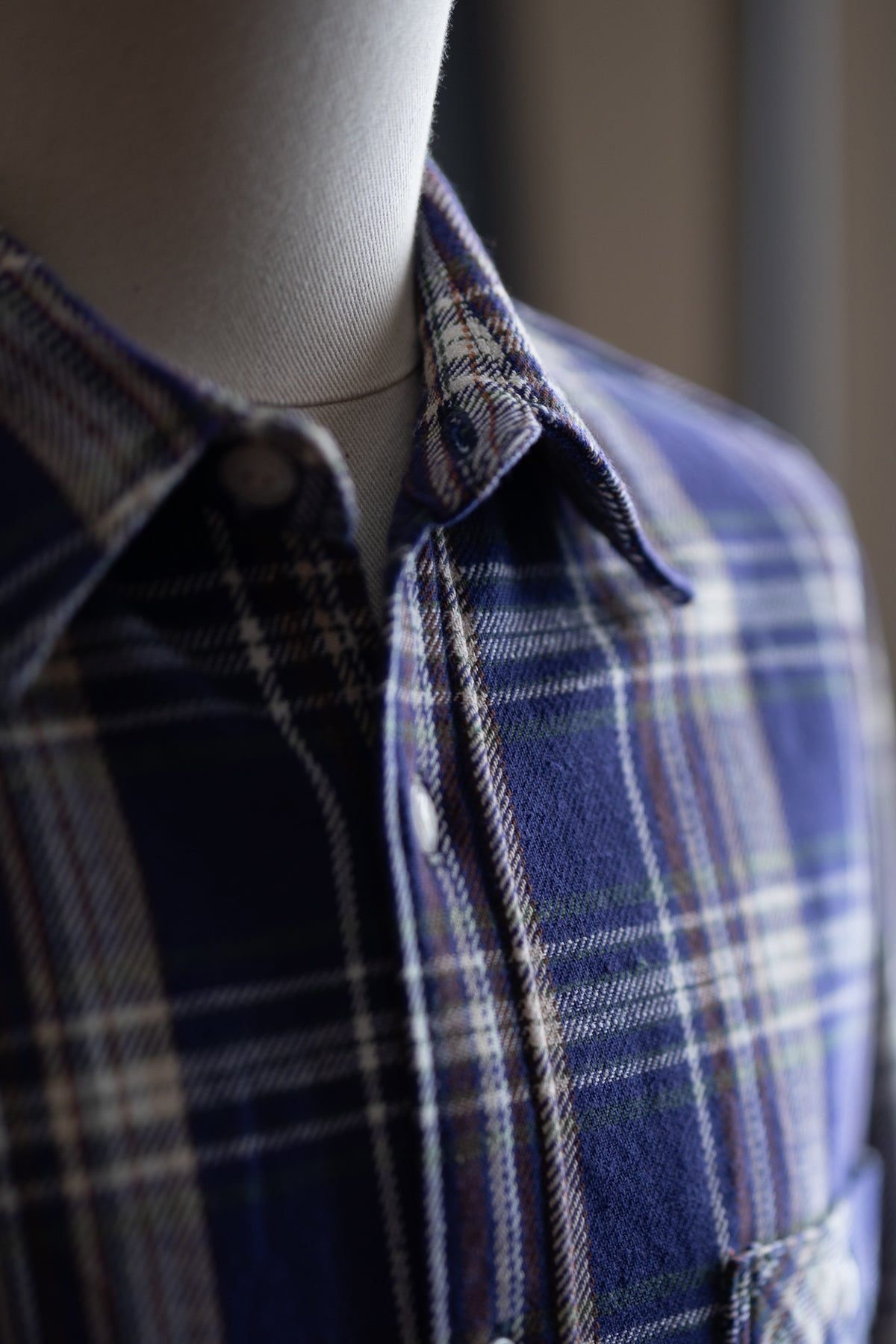 MS022D (35) HEAVY COTTON FLANNEL SHIRT Slim