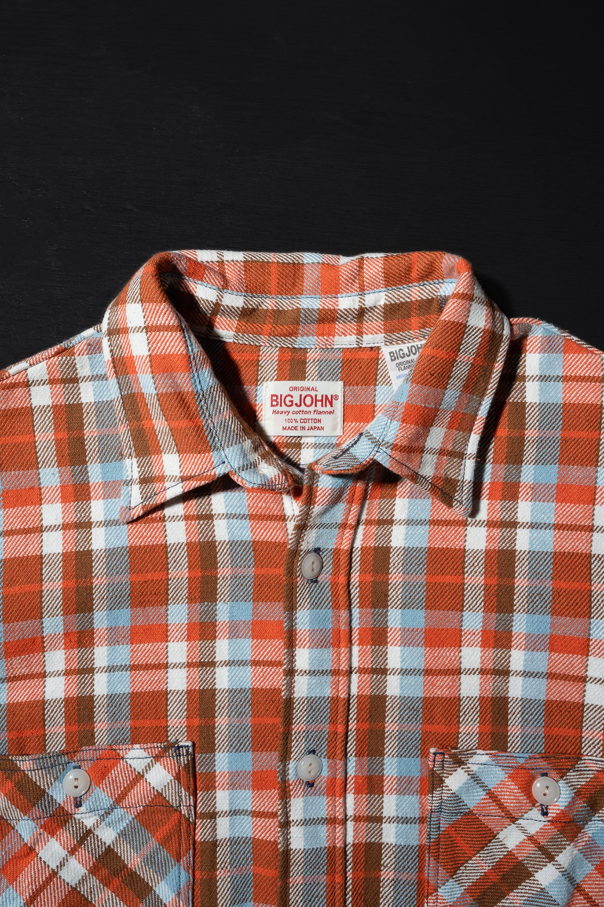 MS022D (44) HEAVY COTTON FLANNEL SHIRT Slim