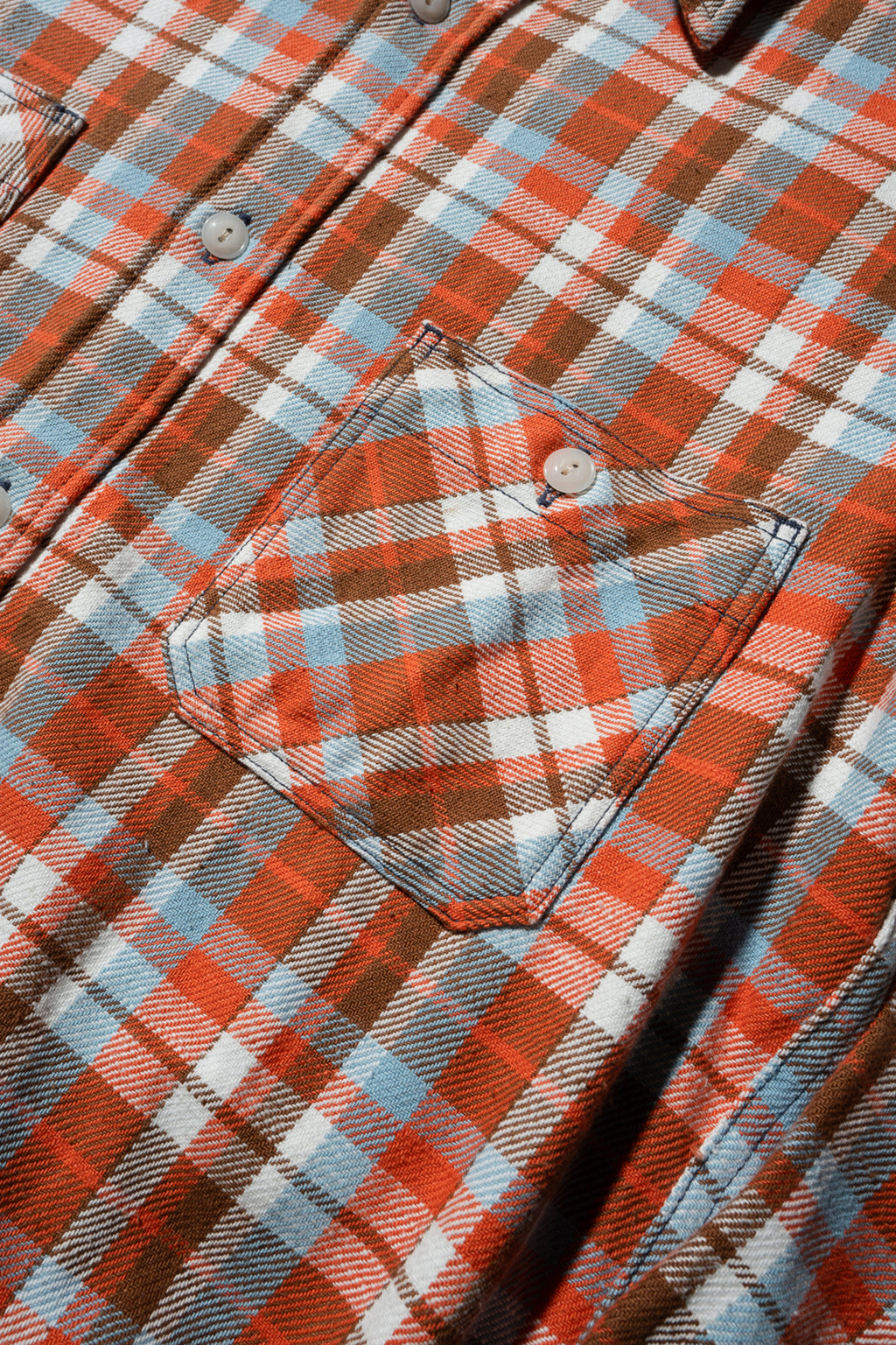 MS022D (44) HEAVY COTTON FLANNEL SHIRT Slim