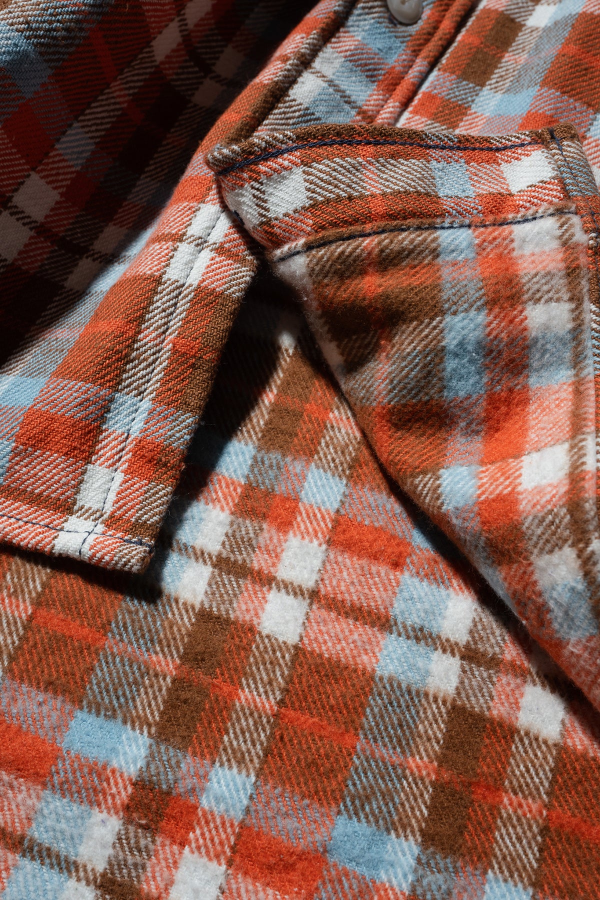 MS022D (44) HEAVY COTTON FLANNEL SHIRT Slim