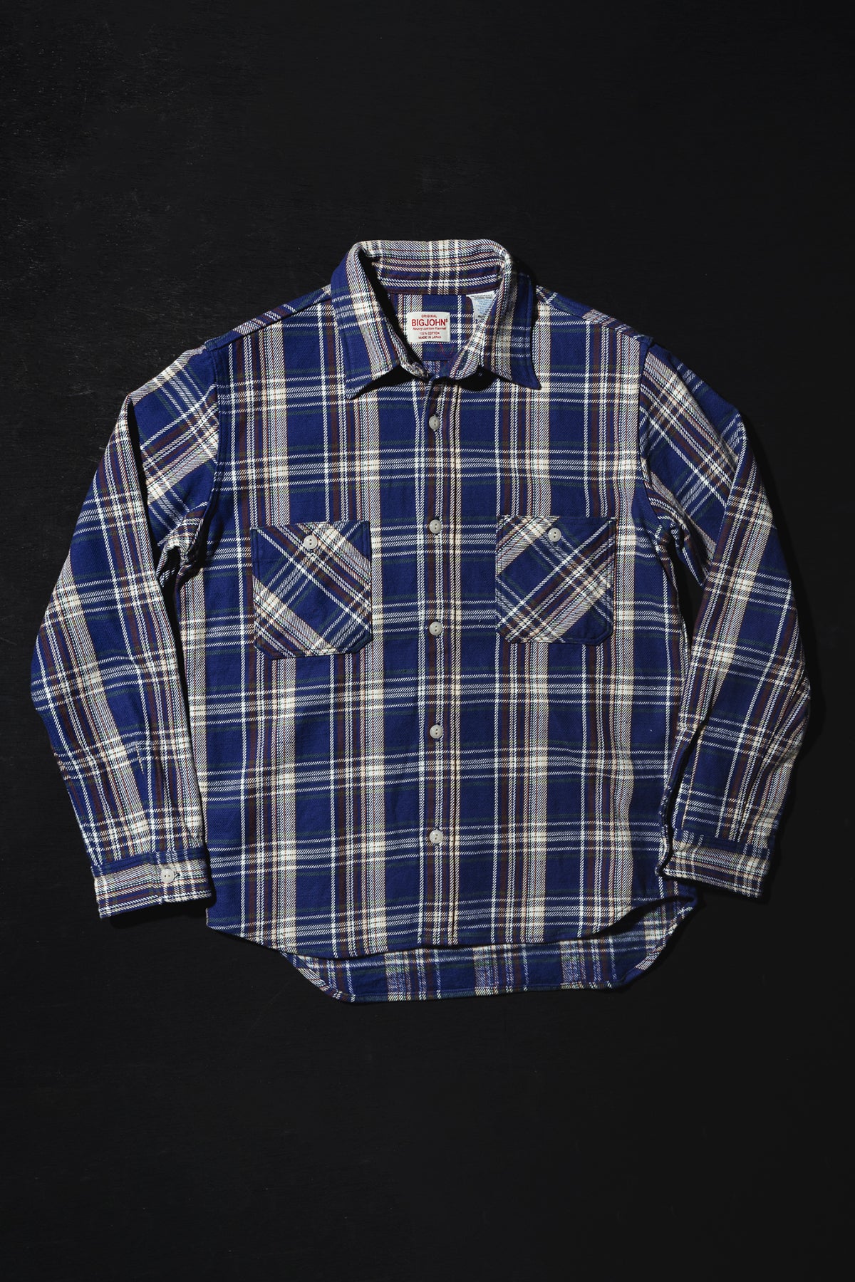 MS022D (35) HEAVY COTTON FLANNEL SHIRT Slim – BIG JOHN【公式