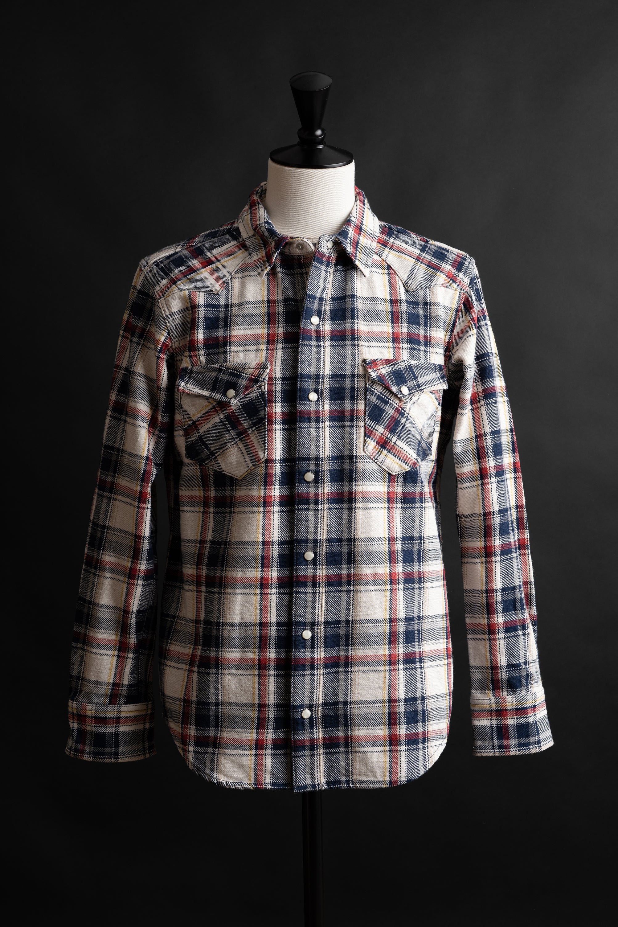 MS006WE (58) HEAVY COTTON FLANNEL WESTERN SHIRT – BIG JOHN【公式】オンラインショップ