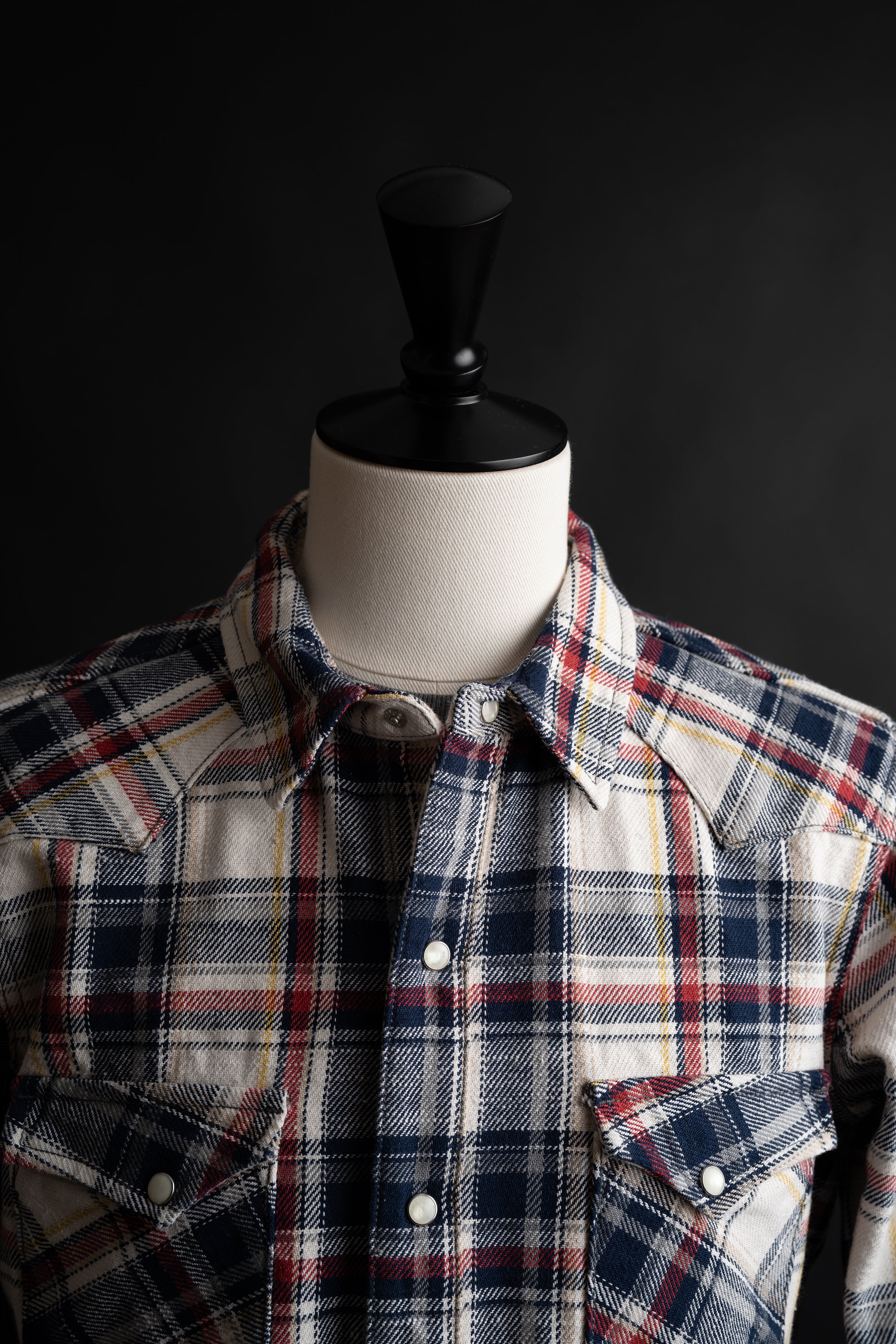 MS006WE (58) HEAVY COTTON FLANNEL WESTERN SHIRT
