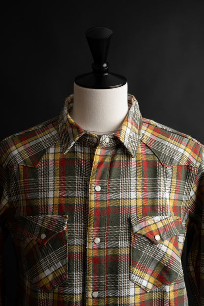 MS006WE (56) HEAVY COTTON FLANNEL WESTERN SHIRT