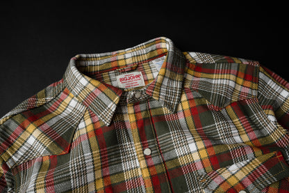 MS006WE (56) HEAVY COTTON FLANNEL WESTERN SHIRT