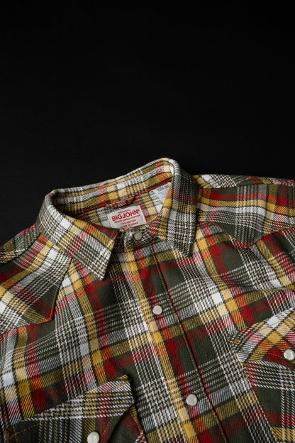 MS006WE (56) HEAVY COTTON FLANNEL WESTERN SHIRT