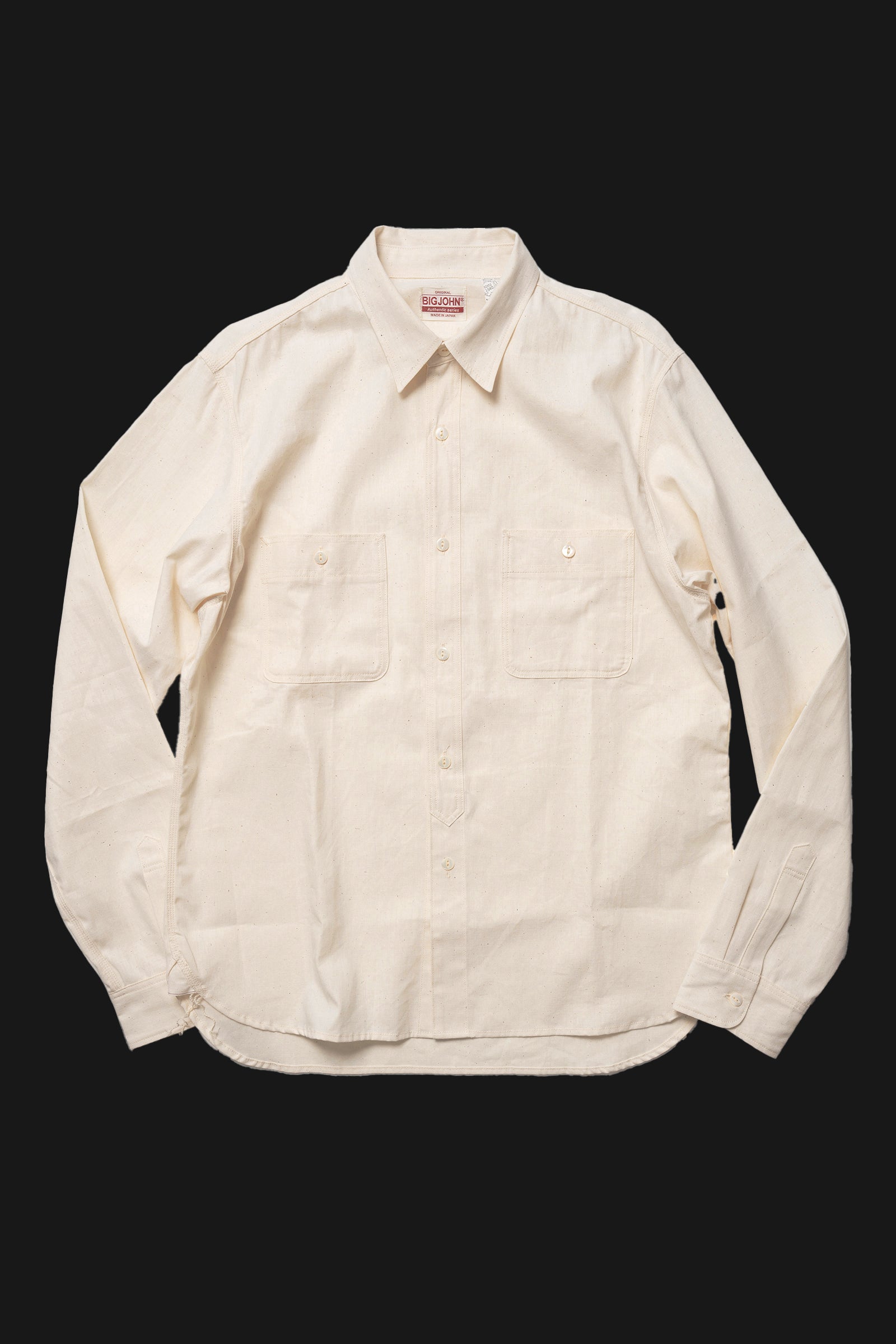 MS003R (66) SELVEDGE CHAMBRAY SHIRT – BIG JOHN【公式