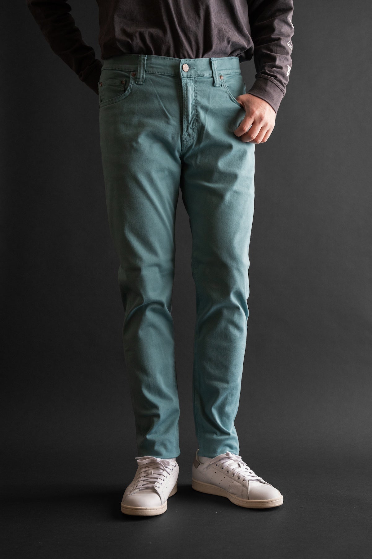 MMM134J (07) 5PKT COLOR Carrot Leg LT  BLUE