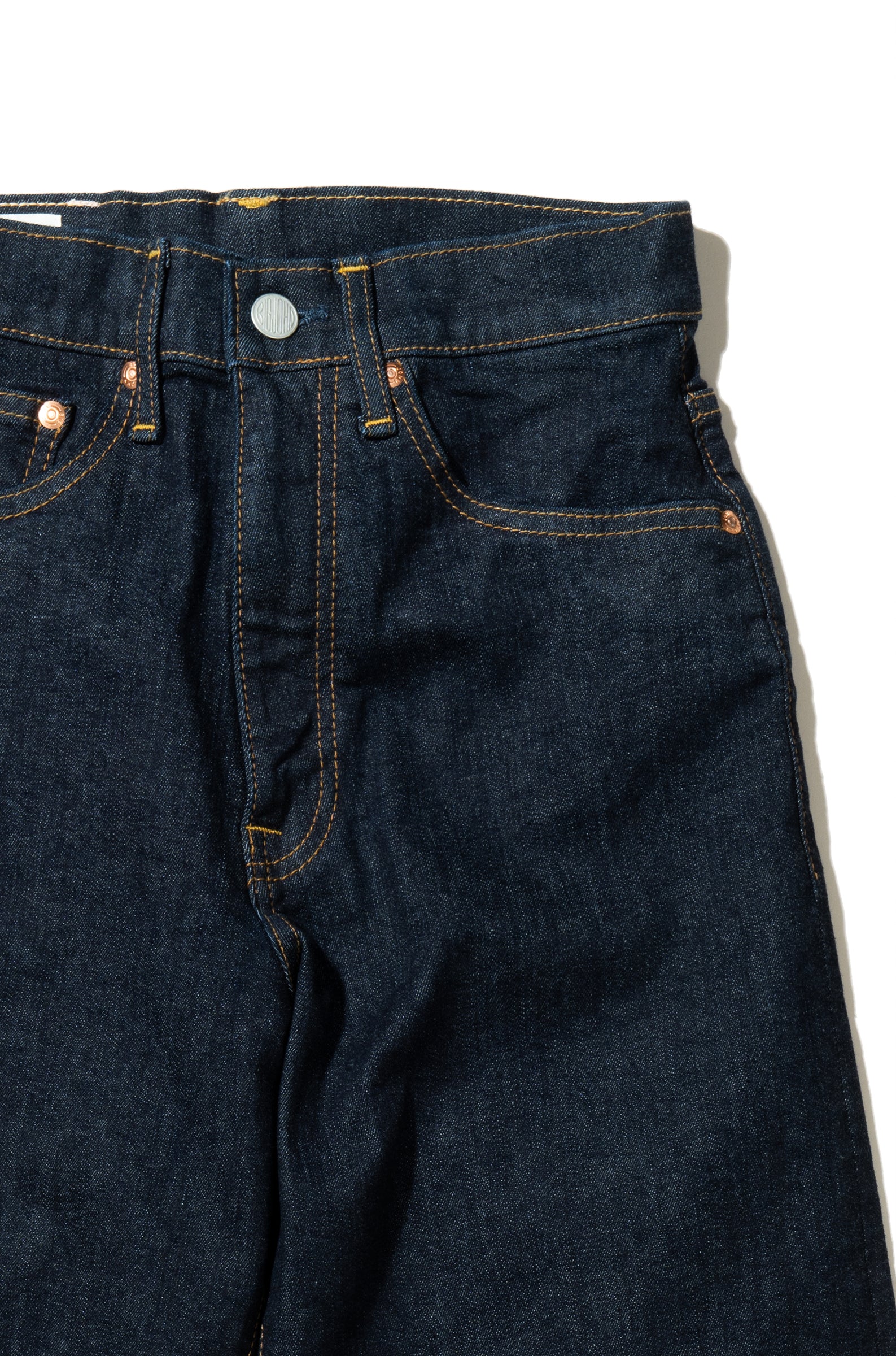 MML203N (001) BIG JOHN ワイドフレアカットジーンズ